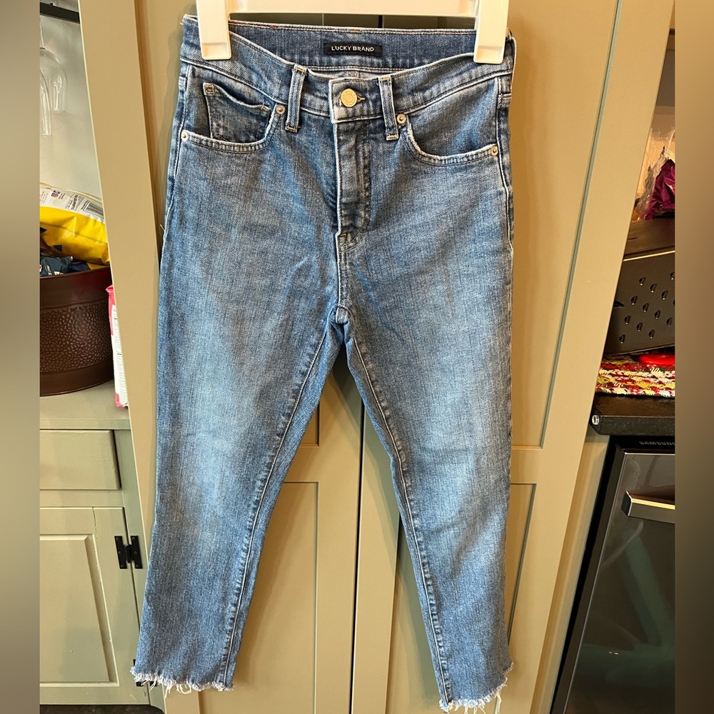 Lucky Brand High Rise Bridgette Crop size 25